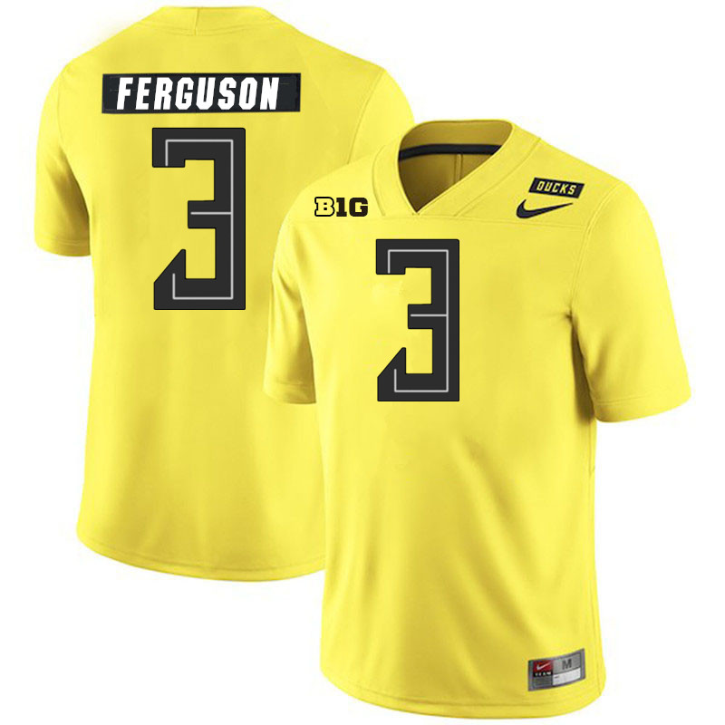 Terrance Ferguson Oregon Jersey,Oregon Ducks Football Uniforms Youth-Alternate Yellow